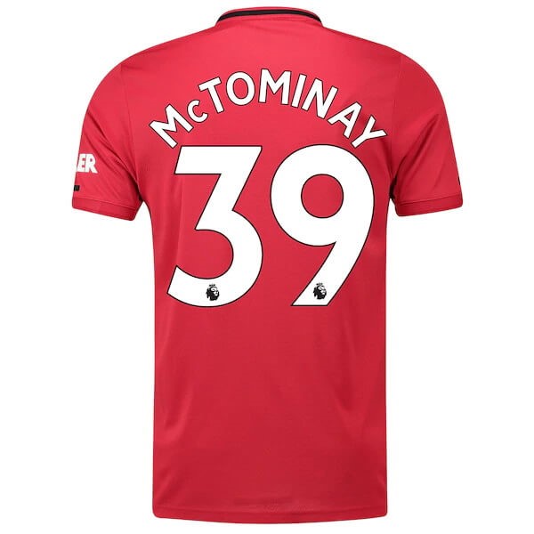 Camiseta Manchester United NO.39 McTominay Primera equipo 2019-20 Rojo